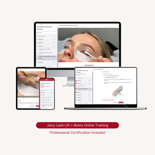 LASH BOTOX & LIFT PROFESSIONAL COURSE - Juicy Botox